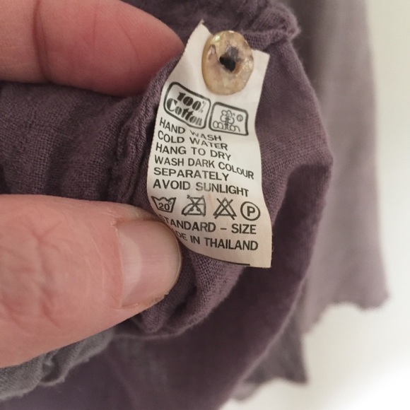 KAI MOON Boho Lavender Purple Tunic Top S/M - Picture 5 of 5